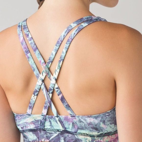 Lululemon Energy Bra in Iridescent Multi Size 4 - Picture 2 of 7